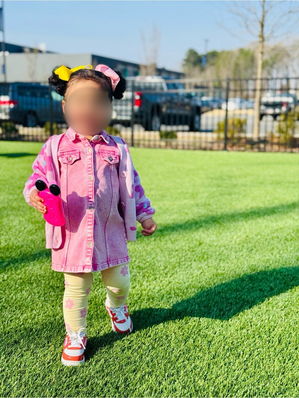 Baby Gap Girls Pink Denim Dress 18-24M